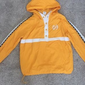 PINK half button windbreaker pullover